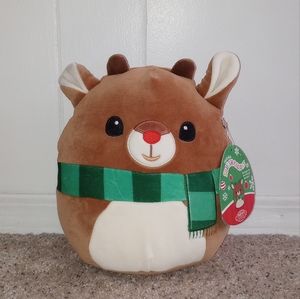 Squishmallows Rudolph The Red Nose Reindeer Plushie